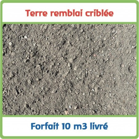 Terre de Remblai - Forfait 10 m3