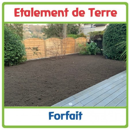Étaler  facilement de la terre Végétale