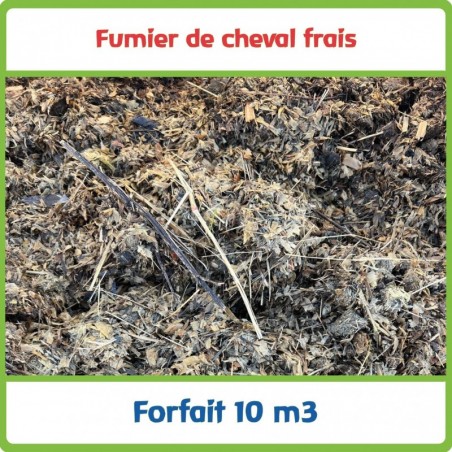Améliorer le sol du jardin. Fumier frais
