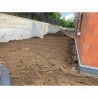 Remise à niveau de terrain en terre végétale