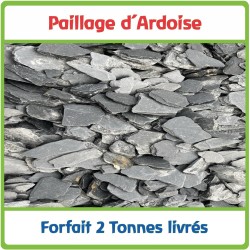 Ardoises pillées et concassées pour la création de vos espaces paysagers