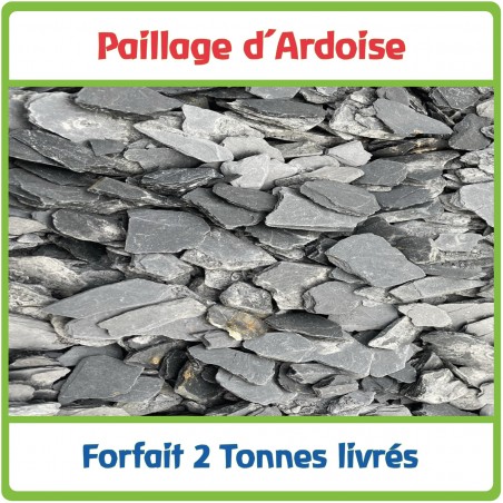 Ardoises pillées et concassées pour la création de vos espaces paysagers