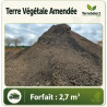 Terre végétale amendée au compost vert livrée en Essonne et Île-de-France