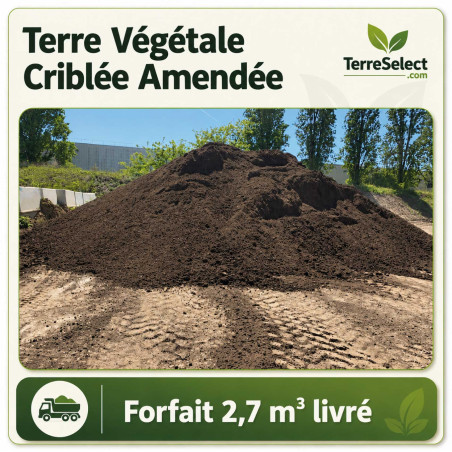 Terre Végétale Criblée & Compost Vert | Livraison Île-de-France | Terre Select