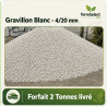 Gravillon blanc concassé 4/20 mm — Livraison en big bag en Île-de-France | TerreSelect