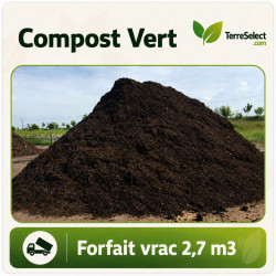 Compost vert agricole NF U44-051 livré en vrac en Île-de-France