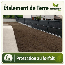 Étaler  facilement de la terre Végétale