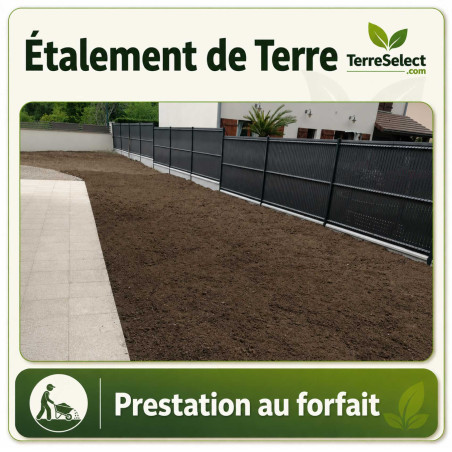Étaler  facilement de la terre Végétale