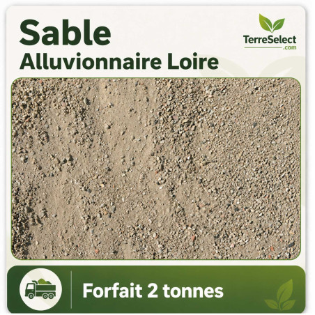 Sable Alluvionnaire – Sable Maçonnerie, Paysage Vrac IDF | Terre Select